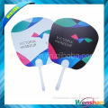 middle handle plastic advertising message fan